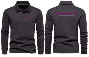 AER EDINBURG AIRPORT LONG SLEEVE POLO